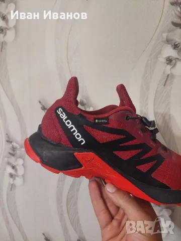 туристически обувки /маратонки Salomon Supercross 3 Gore-tex номер 43 1/3, снимка 8 - Маратонки - 47368486