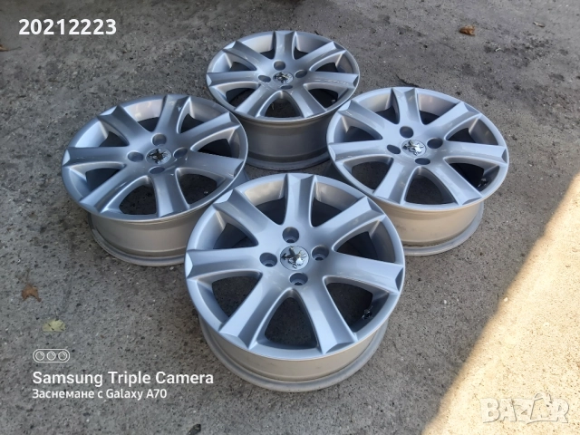 4 броя алуминиеви джанти за Peugeot 2008,208,207,307 16, снимка 7 - Гуми и джанти - 51523212