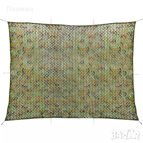 Камуфлажна мрежа тента, засенчващо покривало за сянка сенник 2х3 м., снимка 3 - Градински мебели, декорация  - 39922593