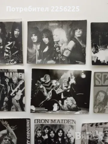 Лот стари картички на метъл групи (лот 14), снимка 4 - Колекции - 49880088