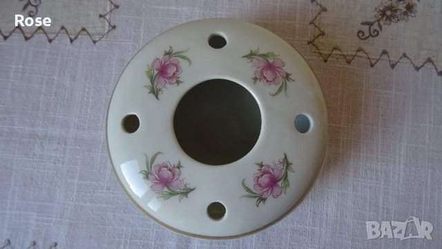 Стар порцеланов овлажнител/изпарител. Saturalux  EMS  Франция  22 Karat Gold, снимка 3 - Други - 51660567