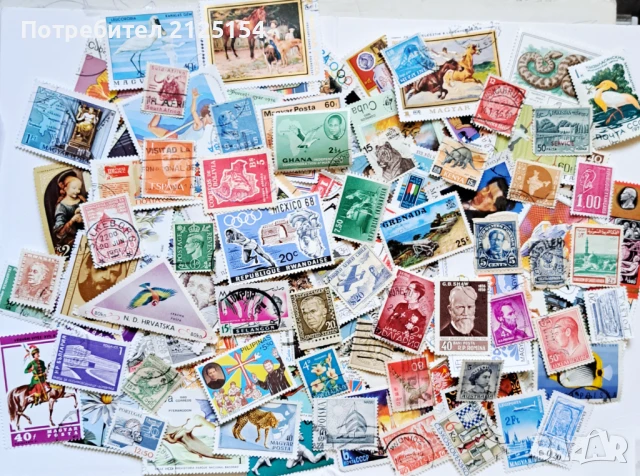 Лот от различни пощенски марки 150 бр.,от началото на 20 век