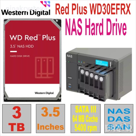 HDD 3.5` 3 TB хард дискове за камери,Workstation,Gaming PCs,External Storage и други, снимка 4 - Твърди дискове - 44198118