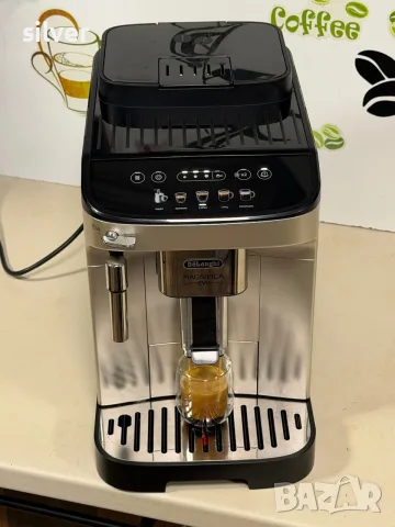 Кафемашина кафе автомат delonghi magnifica EVO с гаранция, снимка 4 - Кафемашини - 55934461