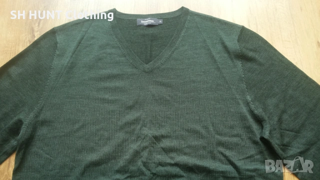 Dressmann 100% Extra Fine Merino Wool размер L / XL блуза 100% Мерино вълна - 1935, снимка 3 - Екипировка - 53192491