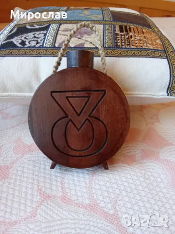 Дървена бъклица със стъклен контейнер 100мл., снимка 5 - Други - 49879785