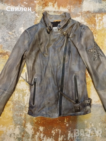 Дамско байкър кожено яке Freaky Nation XS 