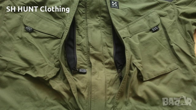 HAGLOFS Climatic Jacket размер XXL за лов яке със здрава материя. Подходящо за гоначи - 1699, снимка 9 - Екипировка - 52851659