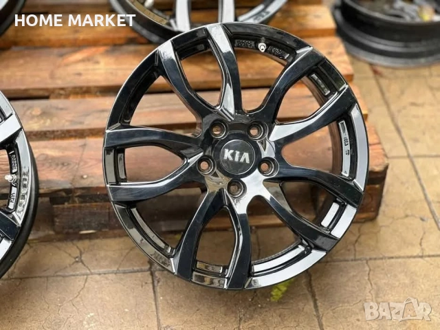 5х114.3 17 Цола Оригинални джани Kia 5x114.3 ET 47 J 7 Централен отвор 67.1 Подарък датчици за наляг, снимка 2 - Гуми и джанти - 52402876