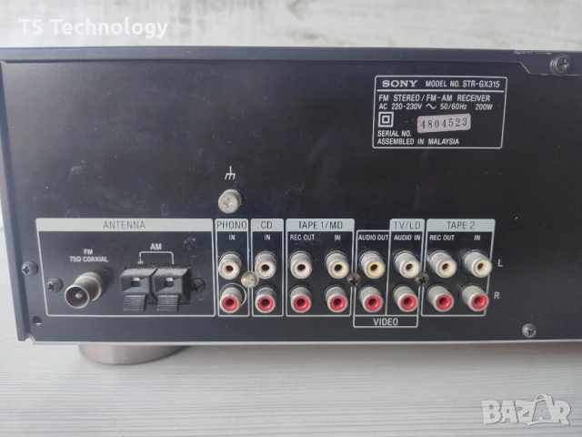 Усилвател SONY STR-GX315, снимка 4 - Ресийвъри, усилватели, смесителни пултове - 53215257