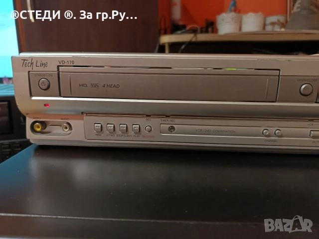 комбиниран DVD/VCR плейър Tech Line VD-170"., снимка 7 - Плейъри, домашно кино, прожектори - 53145021