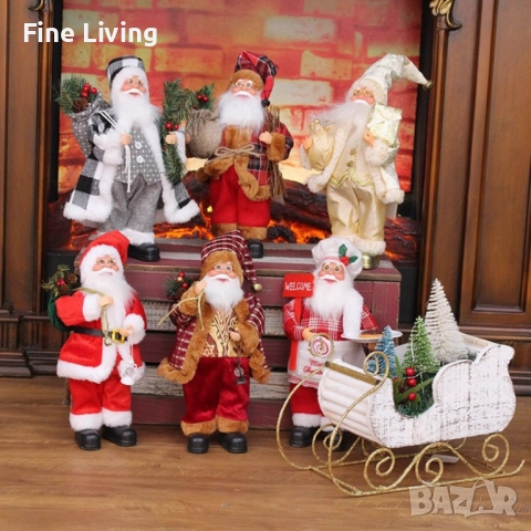 Фигурка Дядо Коледа в традиционно облекло, 30 см. SD28, снимка 5 - Декорация за дома - 52105007