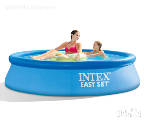 Надуваем басейн EASY SET 244 х 61 см INTEX CROCOLAND, снимка 3 - Басейни и аксесоари - 44765589