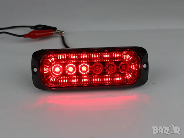 Мигащ висящ LED габарит 24 LED 12-24V с червена светлина, снимка 3 - Аксесоари и консумативи - 55869168
