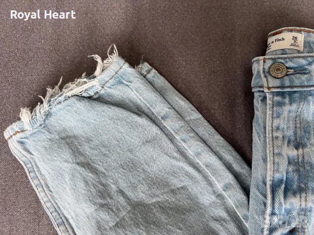 Дамски дънки Abercrombie & Fitch ~ High Rise | 26, снимка 3 - Дънки - 44600230