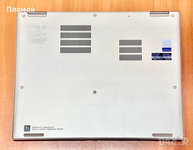 Lenovo X1 Titanium Yoga 2-in-1/ Core i5-1130G7 / 16GB / 256GB SSD / 2K Touch, снимка 13 - Лаптопи за работа - 52018585