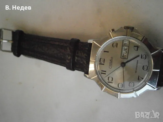 SLAVA, automatic, cal. 2427, made in Russia, case 37mm, TOP!, снимка 9 - Мъжки - 49113166