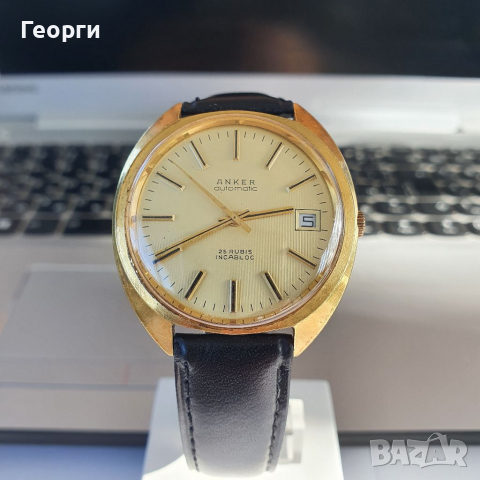 Антикварен часовник Anker Automatic , снимка 2 - Мъжки - 36314849