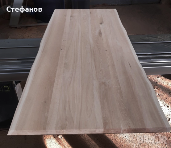 Масивни слепени дъбови плотове за маси, снимка 7 - Маси - 51431560