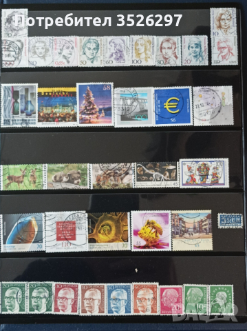 Колекции пощенски марки от България и Германия, снимка 6 - Филателия - 44764001