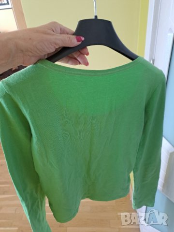 Блуза дълъг ръкав по-къса еластична, снимка 5 - Блузи с дълъг ръкав и пуловери - 41771691
