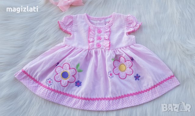 Бебешка рокля 0-3 месеца, снимка 6 - Бебешки рокли - 41671118