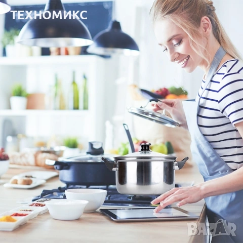 Комплект тенджери от Неръждаема Стомана – 12 части с капаци, снимка 10 - Съдове за готвене - 53639508