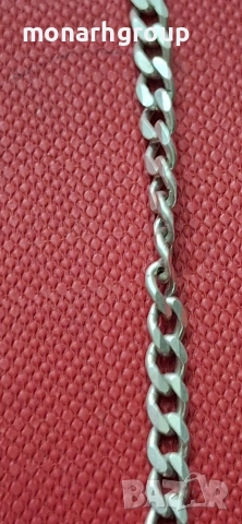 Сребърна верижка, снимка 4 - Колиета, медальони, синджири - 52713713