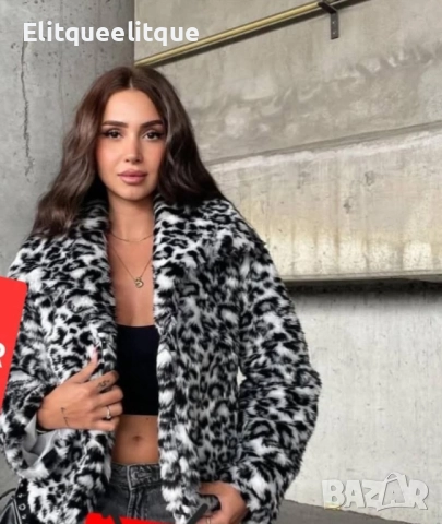 пухено яке , снимка 2 - Якета - 52184114