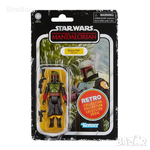 Колекционерска фигура Star Wars Retro Collection The Mandalorian - Boba Fett / Morak / Hasbro