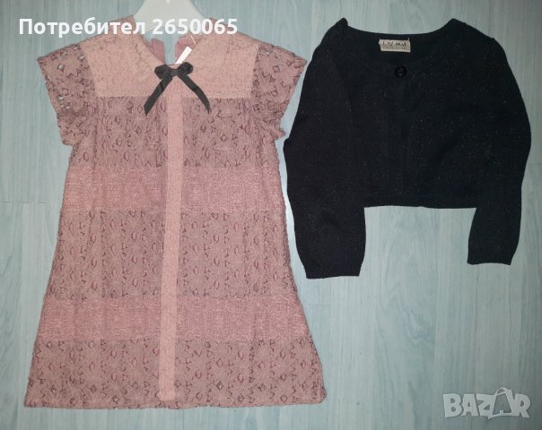 Орг.детска рокля Next 2-3г.+жилетка, снимка 5 - Детски рокли и поли - 39942101