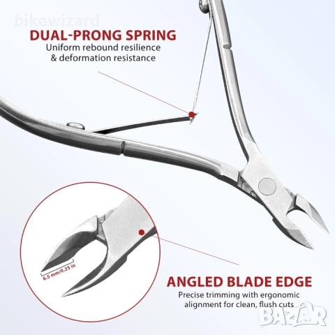 Delanie професионален инструмент за маникюр, педикюр 3 части НОВО, снимка 3 - Други - 52554150