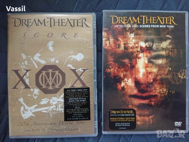 VHS vintage Metallica DJ Bobo DVD RUSH Bon Jovi Dream Theater LIVE концерти филми, снимка 2 - DVD дискове - 30422496