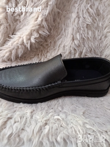 Мъжки мокасини от изкуствена кожа, много леки, два цвята код 40/30, снимка 7 - Маратонки - 51729243