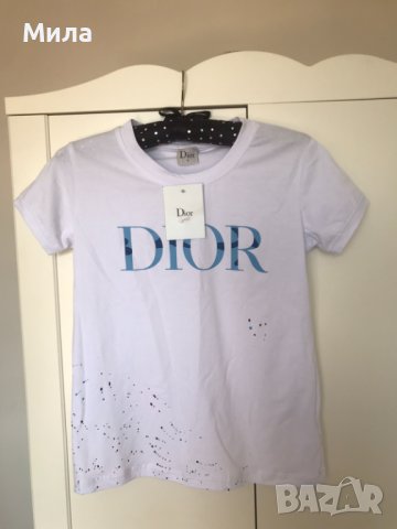 Стилна тениска оригинал Dior, снимка 2 - Тениски - 40913393