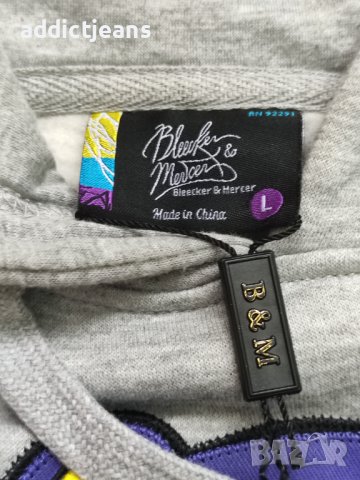 Мъжки суичър Bleecker & Mercer размер L, снимка 2 - Суичъри - 41714524