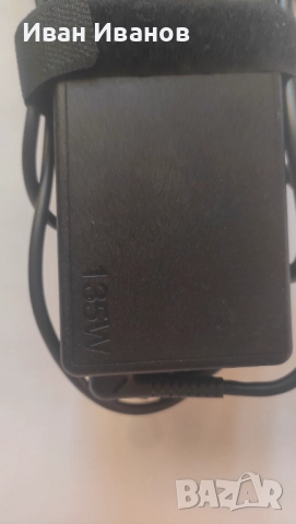 Зарядно lenovo 135W 20v /6.7A с правоъгълна букса.