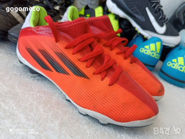 КАТО НОВИ детски бутонки adidas® X Speedflow.3 FG Junior , футболни обувки, калеври 32 - 33, снимка 2 - Детски маратонки - 44602657