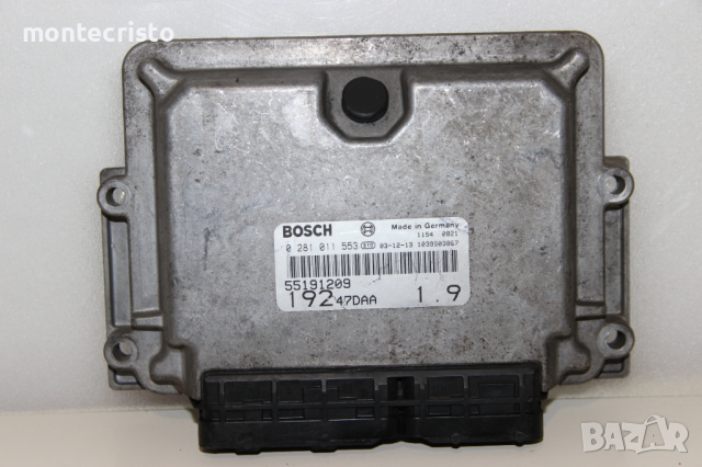 Моторен компютър ECU Fiat Stilo (2001-2007г.) 0 281 011 553 / 0281011553 / 55191209