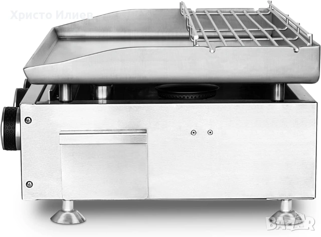 Професионална скара на газ планча H.Koenig Plancha PLX830 с 3 горелки, снимка 3 - Скари - 53746870
