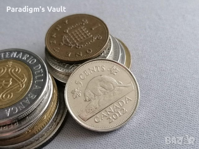Монета - Канада - 5 цента | 2012г.