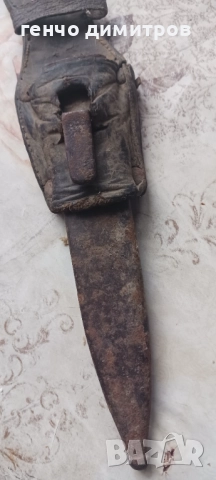  кания за окопен нож, снимка 2 - Антикварни и старинни предмети - 52033163