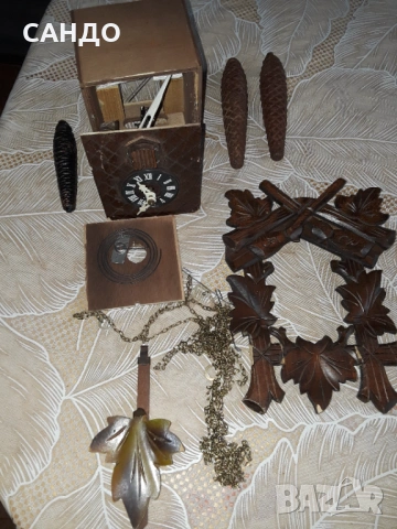 Античен немски часовник Кукувица - Шварцвалд 