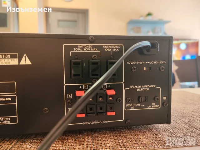 Kenwood KM-206 крайно стъпало, снимка 6 - Ресийвъри, усилватели, смесителни пултове - 55849154