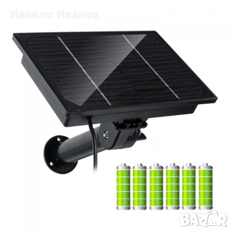 Соларно зарядно - 12V с батерии LiIon 18650 x6бр.