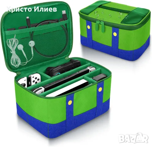 Калъф Кейс за Нинтендо Суич Nintendo Switch Oled Чанта за съхранение на конзола Луиджи Супер Марио