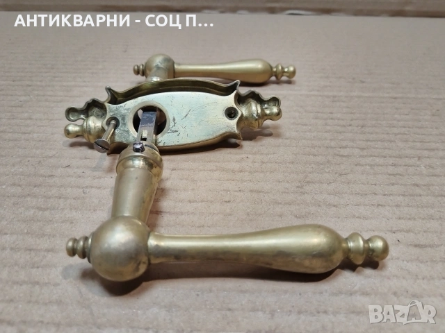 Комплект Бронзови Дръжки За Врати. / НОМЕР 1711., снимка 6 - Антикварни и старинни предмети - 53849261