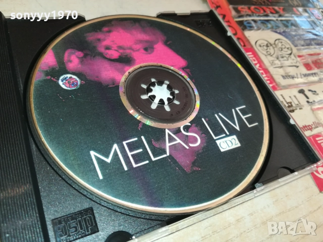 MELAS LIVE CD 2511251524, снимка 2 - CD дискове - 52537169