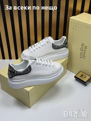 Alexander McQueen Дамски Маратонки С Кристали👟Дамски Спортни Обувки С Камъни - 3 Цвята Код E143, снимка 7 - Маратонки - 55799954