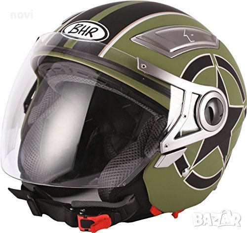 Каска BHR Helmet, L, за мотопед, мотор, скутер, снимка 4 - Аксесоари и консумативи - 42613691